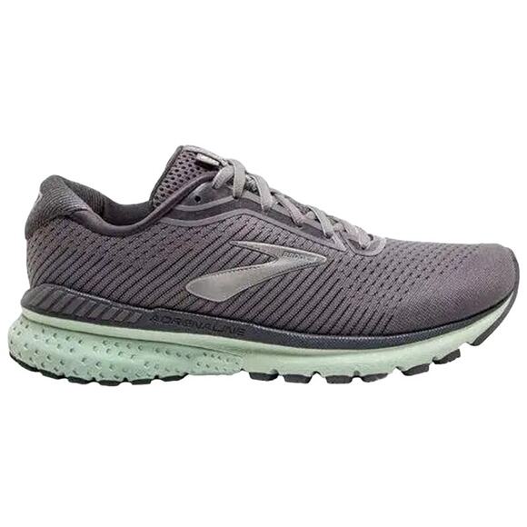 Brooks Adrenaline GTS 20 Road Running Sneakers Lace Up Cushioned Gray Green 8.5 - Picture 1 of 7